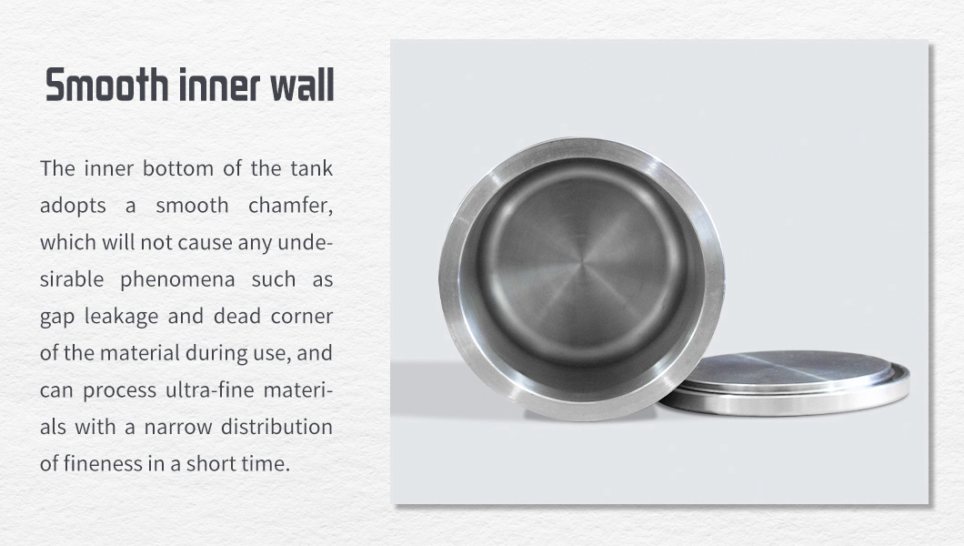 0.05-25L Stainless Steel Tank Vacuum Grinding Tank/Jar/Pot Planetary Ball Mill Accessories