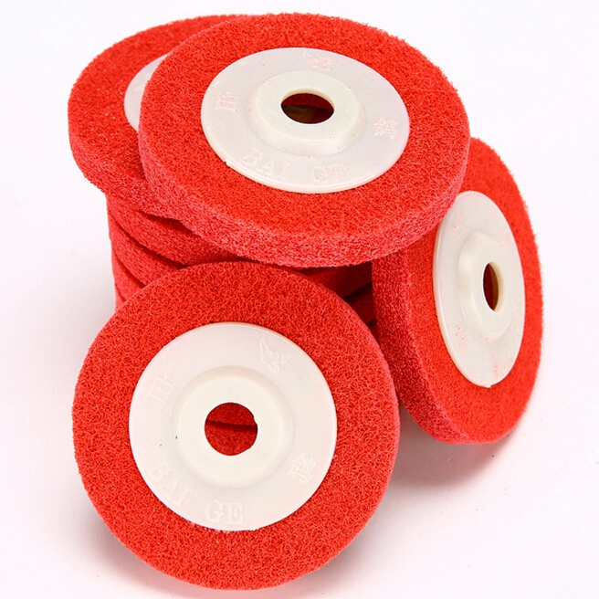 Wholesale High Quality Round Shape Nylon Polishing Wheel Grinding Wheel Non Woven Buffing Wheel